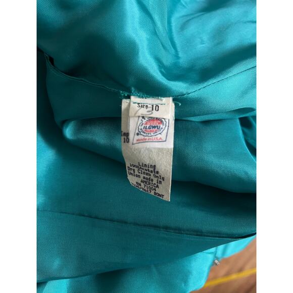 Lillie Rubin Vintage 80s Blouse Jacket Puffed Sleeves Snaps Front Closure Sz 10 - Picture 9 of 11